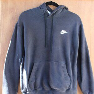 Nike Club Fleece Hoodie Men’s Size Medium - Faded Black - Pullover Sweatshirt